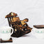 Wooden Chair Tea Coffee Coaster Stand - Set Of 6 Plates