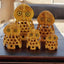 Wooden Owl Jali Antique Showpiece Set Of 5 Pcs
