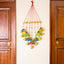 Wooden Wall Hanging with Bells and Bird set of 2 pc