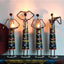 Iron Tribal Doll Tea Light Candle Holder Set of 4