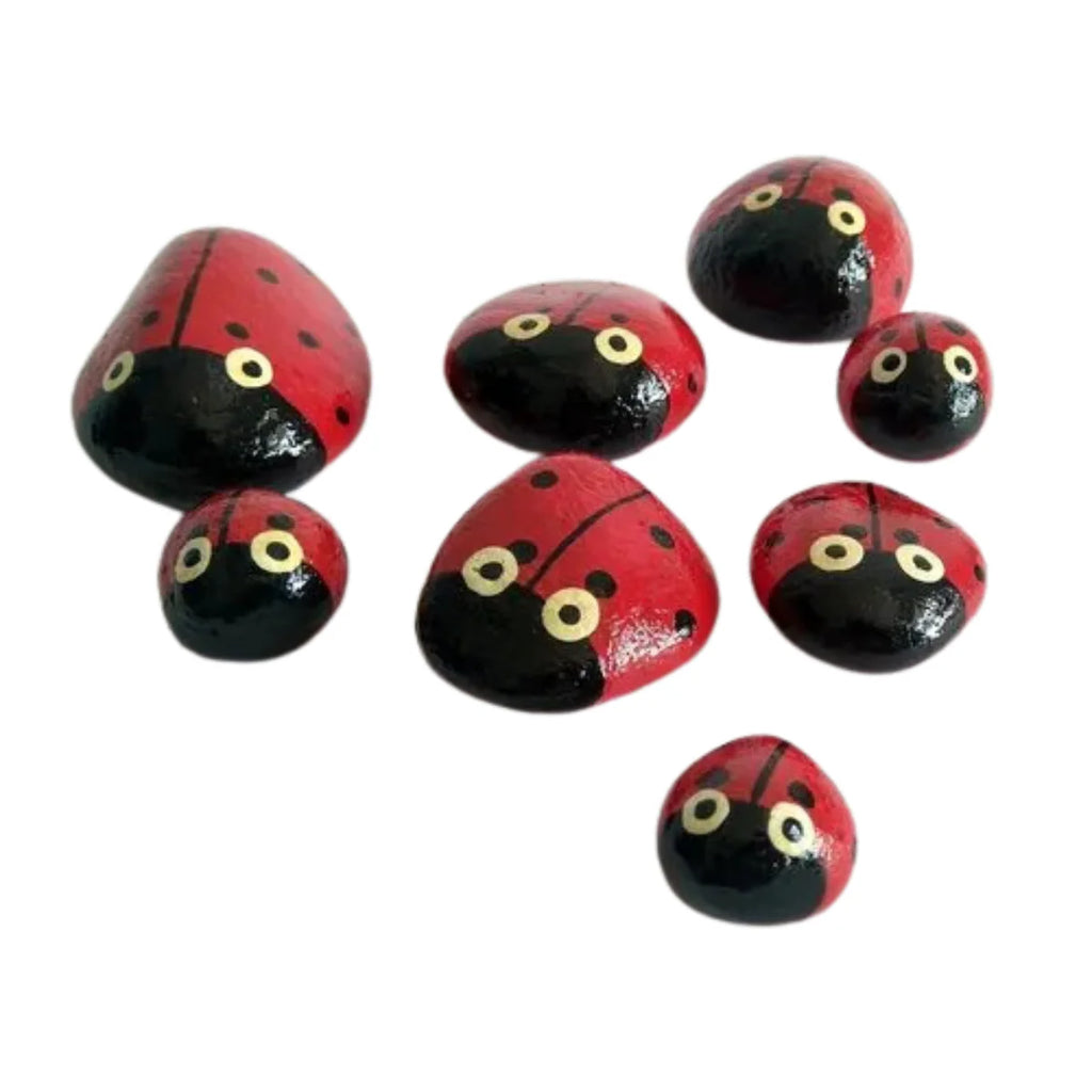 Beautiful Painting Stones Showpiece 5 Pcs