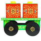 Dry Fruit Box Set of 4 With Trolley Cart - Green