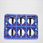 Wooden Kettle Tea Cart With 6 Glasses Set