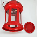 Metal Star Wall Hanging Candle Holder For Red set of 2 pc
