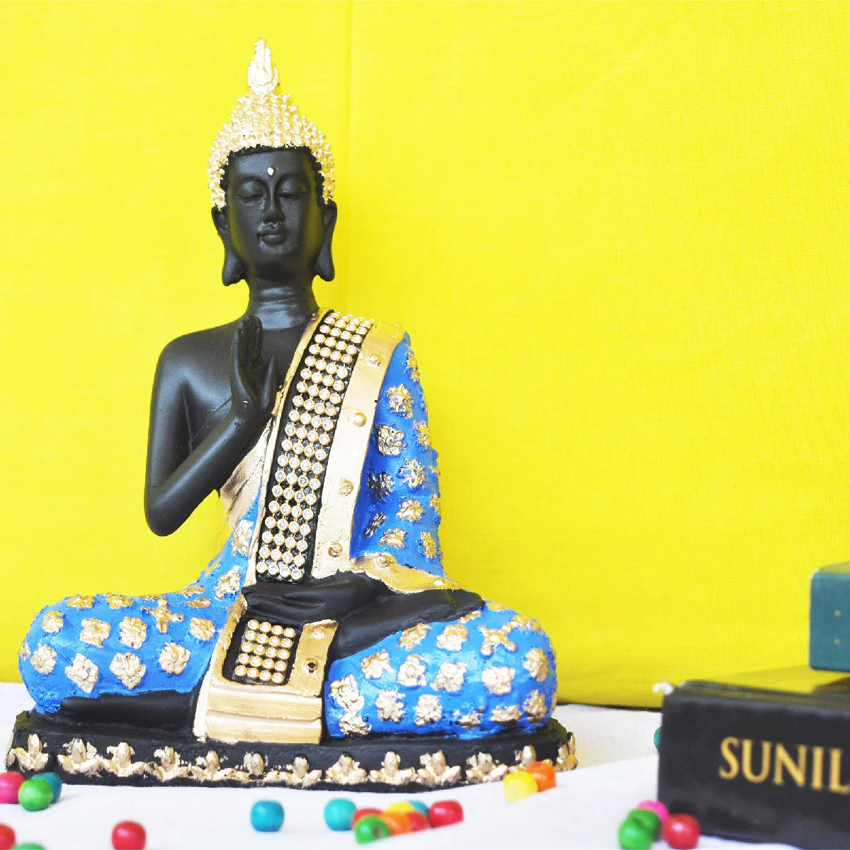 Buddha Resin Samadhi Statue Showpiece Secondary image