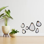 Under Of Sea Painting Stones Showpiece - 6 Pcs