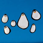 Under Of Sea Painting Stones Showpiece - 6 Pcs