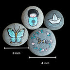 Beautiful Painting Stones Showpiece