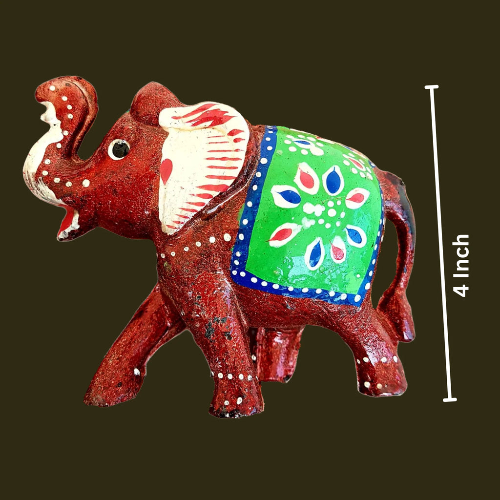 Elephant Fiber Showpiece Set of 3 Pcs