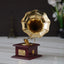 Wooden Brass Gramophone Retro Age Showpiece