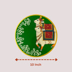 Hand Painted Wooden Plate Wall Painting Cow