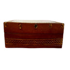 Wooden Painted Jewellery Box 4x5 Inch