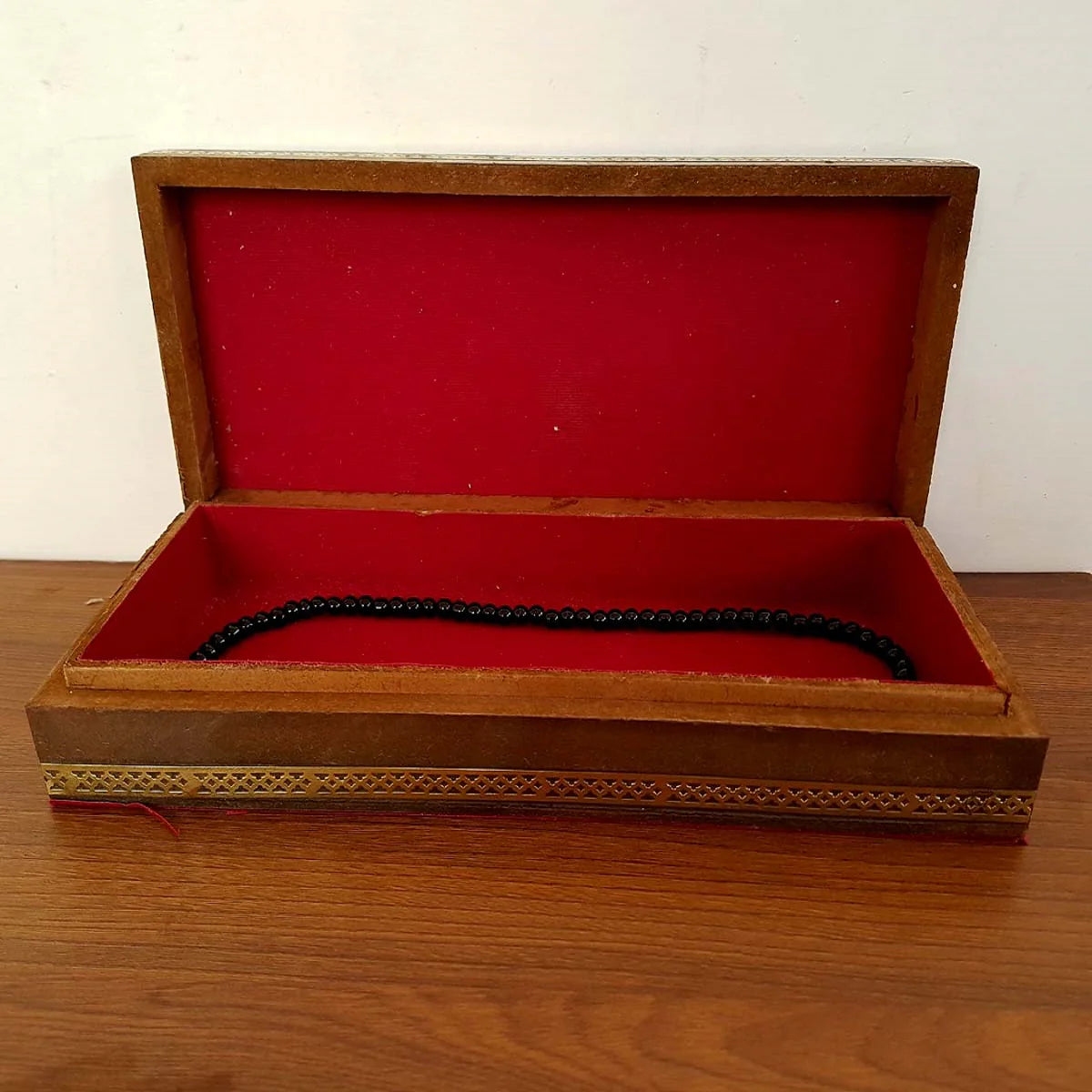 Wooden Painted Jewellery Box 10x8 Inch