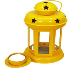 Metal Star Wall Hanging Candle Holder Pair set of 2 pc