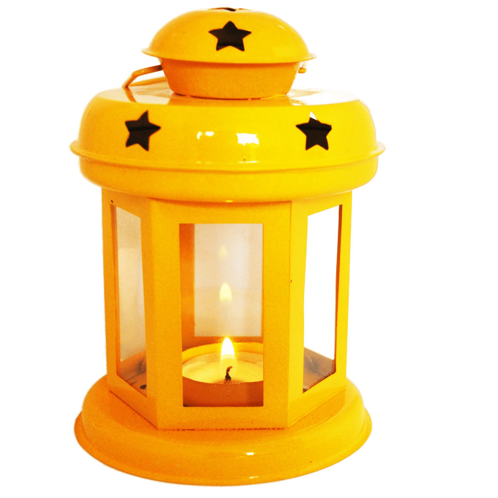 Metal Star Wall Hanging Candle Holder Pair set of 2 pc