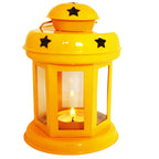 Metal Star Wall Hanging Candle Holder Pair set of 2 pc