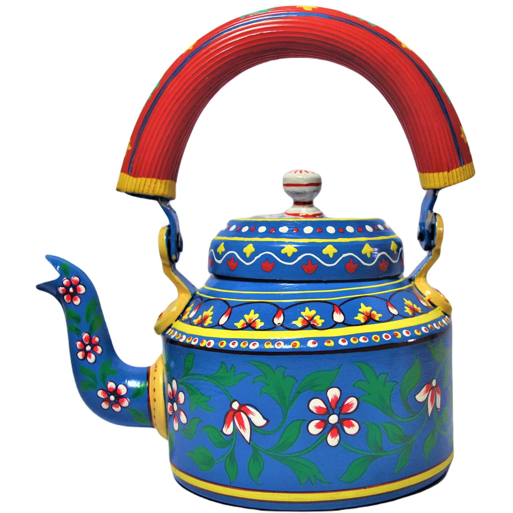 Hand Painted Aluminium Kettle
