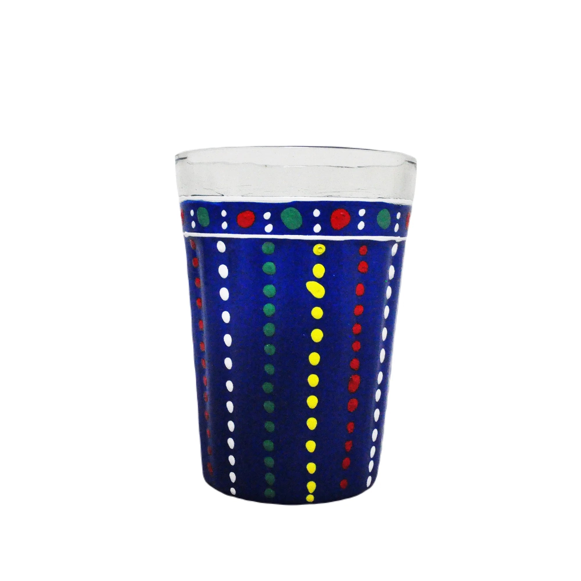 Wooden Kettle Tea Cart With 6 Glasses Set