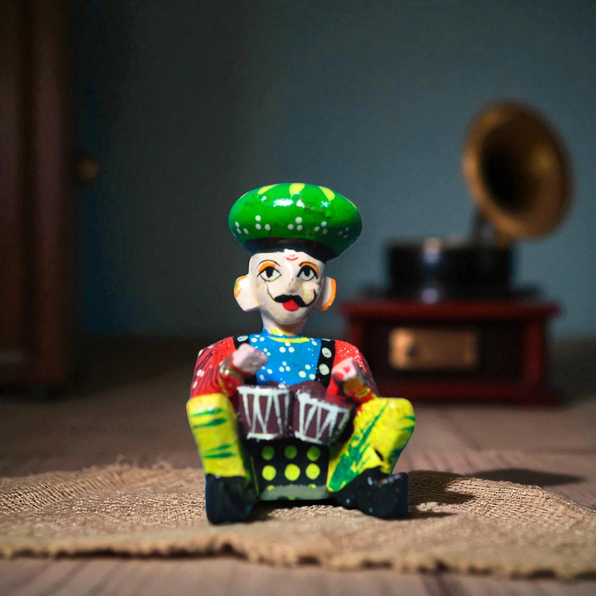 Wooden Musician Painted Babla Set of 6