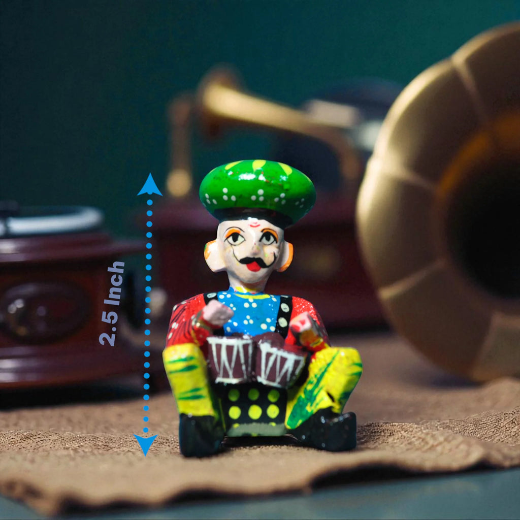 Wooden Musician Painted Babla Set of 6