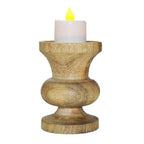 Wooden Candle Holder Stand Set of 3