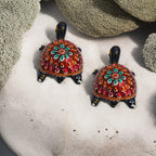 Tortoise Metal Meenakari Set of - 2
