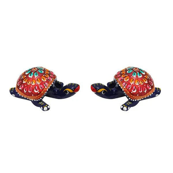 Tortoise Metal Meenakari Set of - 2