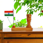 Wooden Ashoka Pillar And National Flag Beautiful set of 50 pc