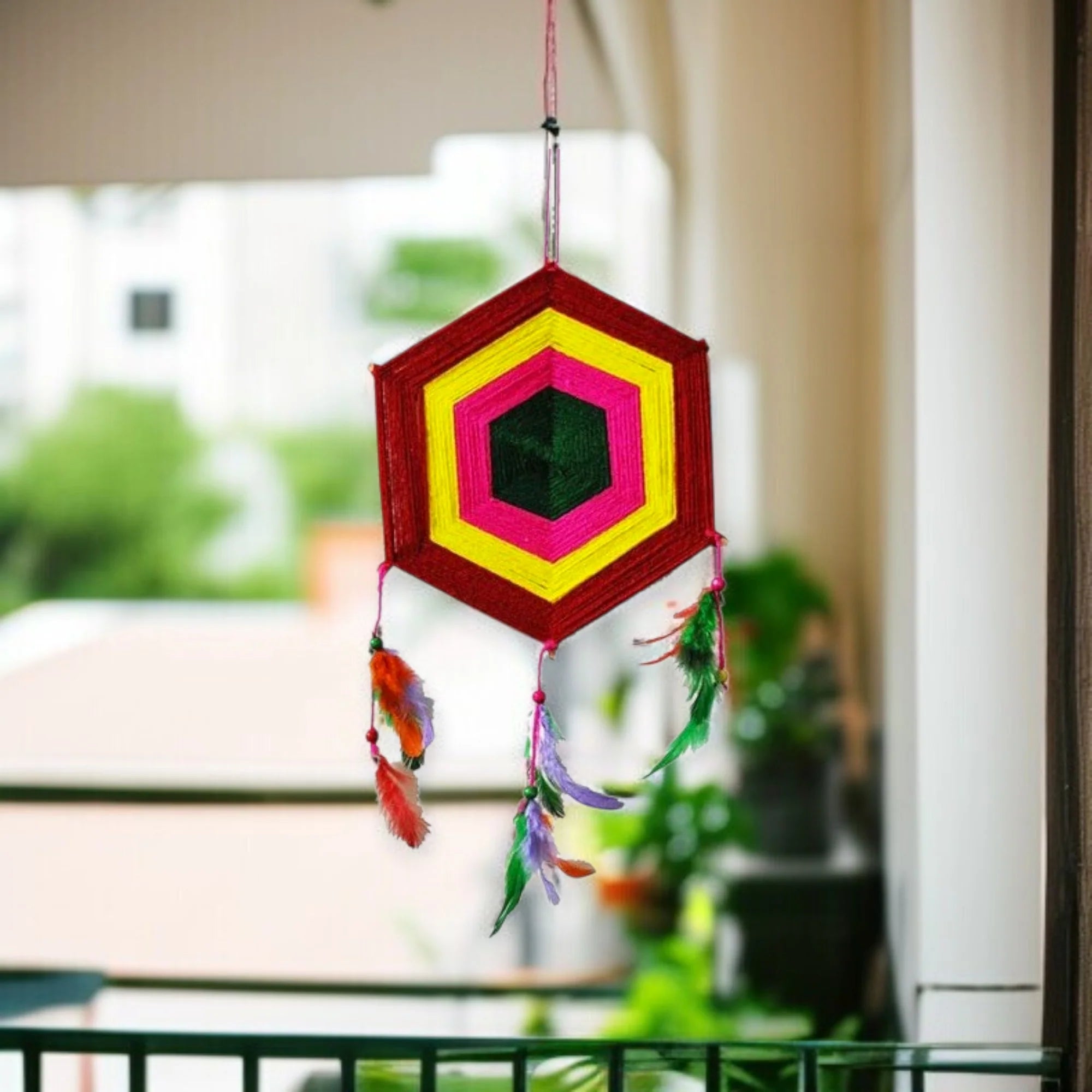 Colorful Dream Catcher Wall Hanging For Home Decor set of 5 pc Main image