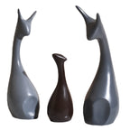 Polyresin Deer Statues Family Showpicec