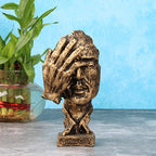 Polyresin Face Thinking Man Showpiece- 3 Pieces