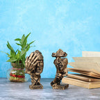 Polyresin Face Thinking Man Showpiece- 3 Pieces