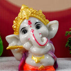 Musical Ganesha Polyresin Showpiece