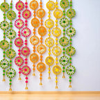 Rajasthani Chudi Line Wall Hanging Decoration set of 4 Pc