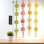 Rajasthani Chudi Line Wall Hanging Decoration set of 4 Pc