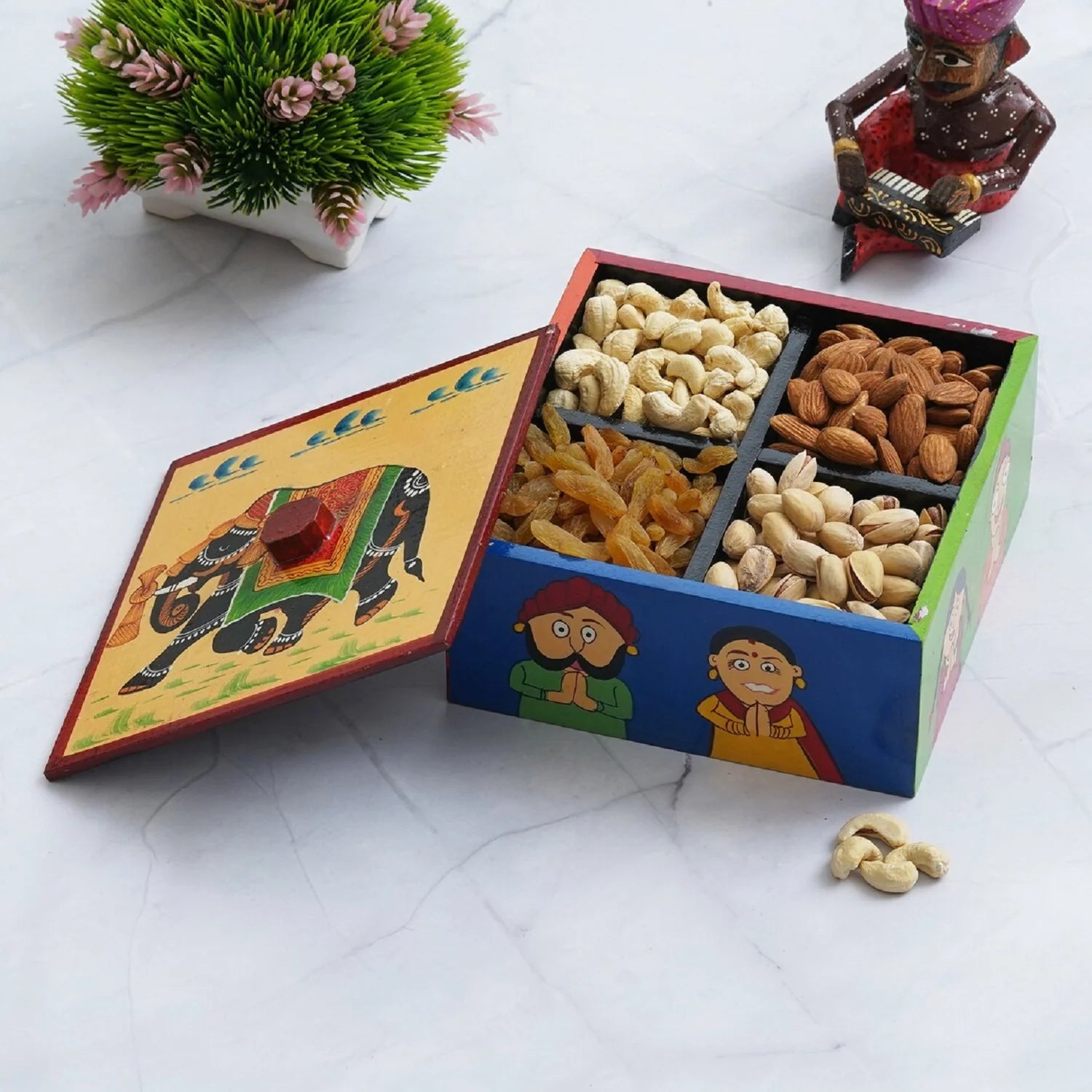 Wooden Dry Fruit Box 4 Main image