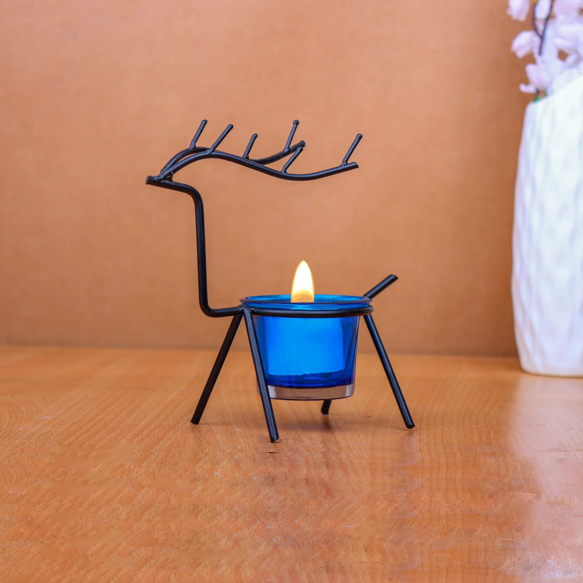 Deer Candle Holder Cute Table Tealight Holder Main image