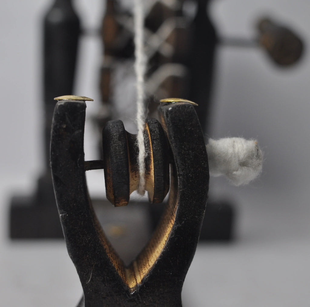 Wood Antique Gandhi Charkha Showpiece