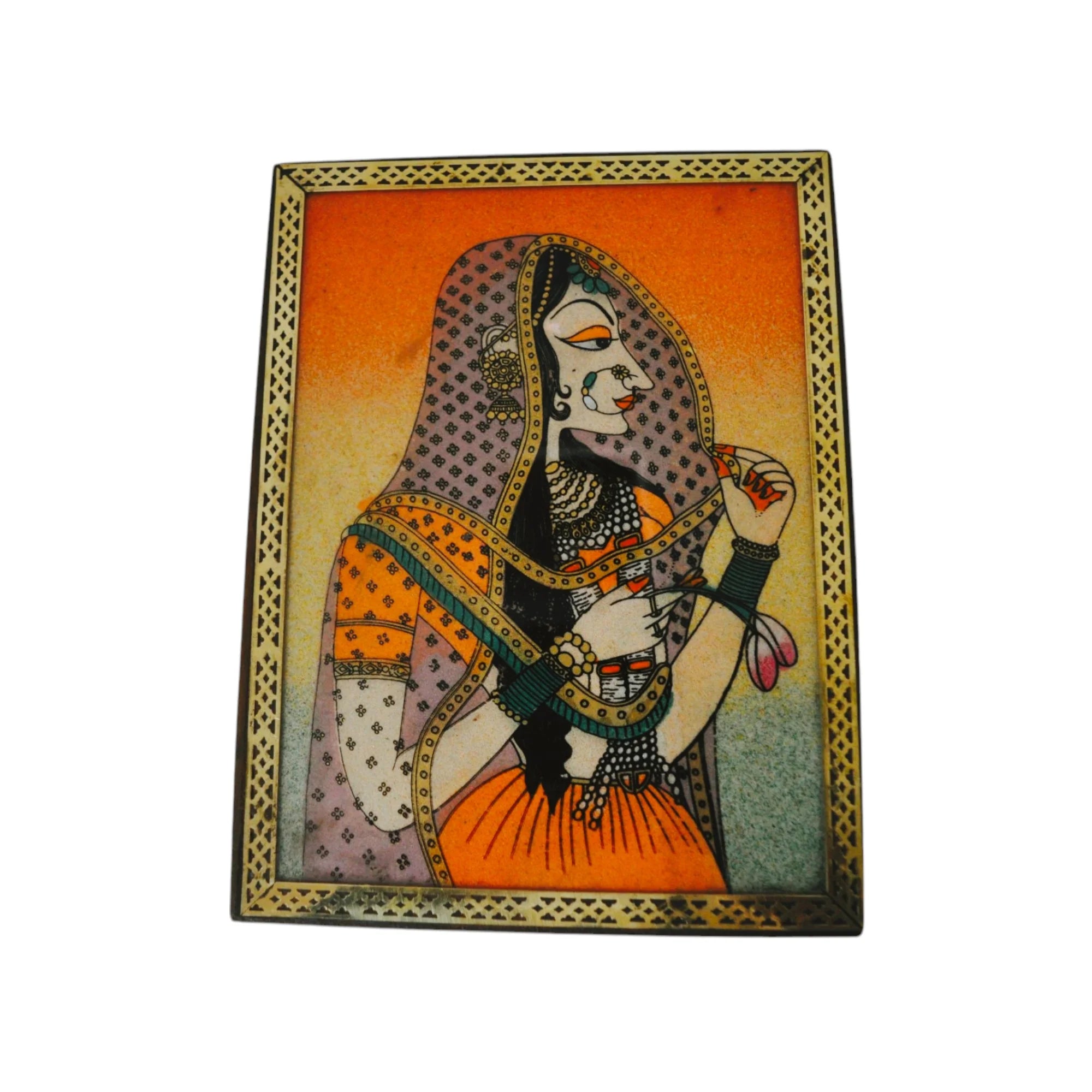Wooden Jewellery Box With Gemstone Painting Secondary image