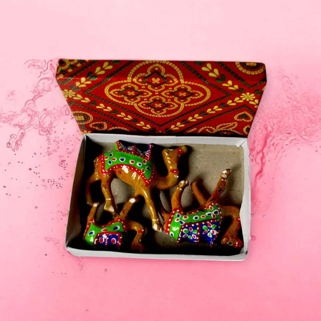 Wooden Camel For Decoration Set of 3