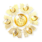 Metal Kamal Diya Urli For Festival Decorative set of 5 pc
