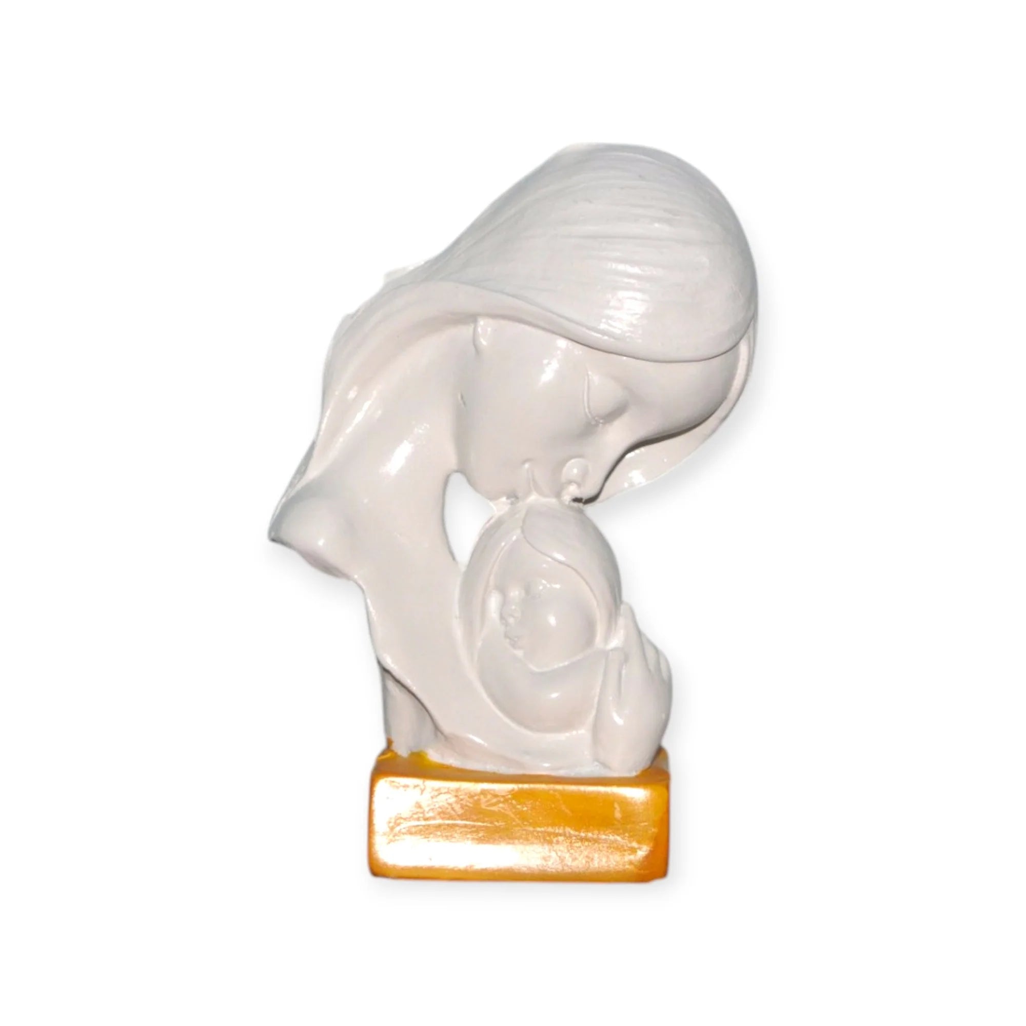 Polyresin Mother Child Statue Showpiece