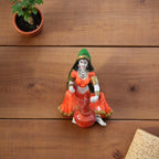 Polyresin Rajasthani Lady pair With Chakki Idol Showpiece
