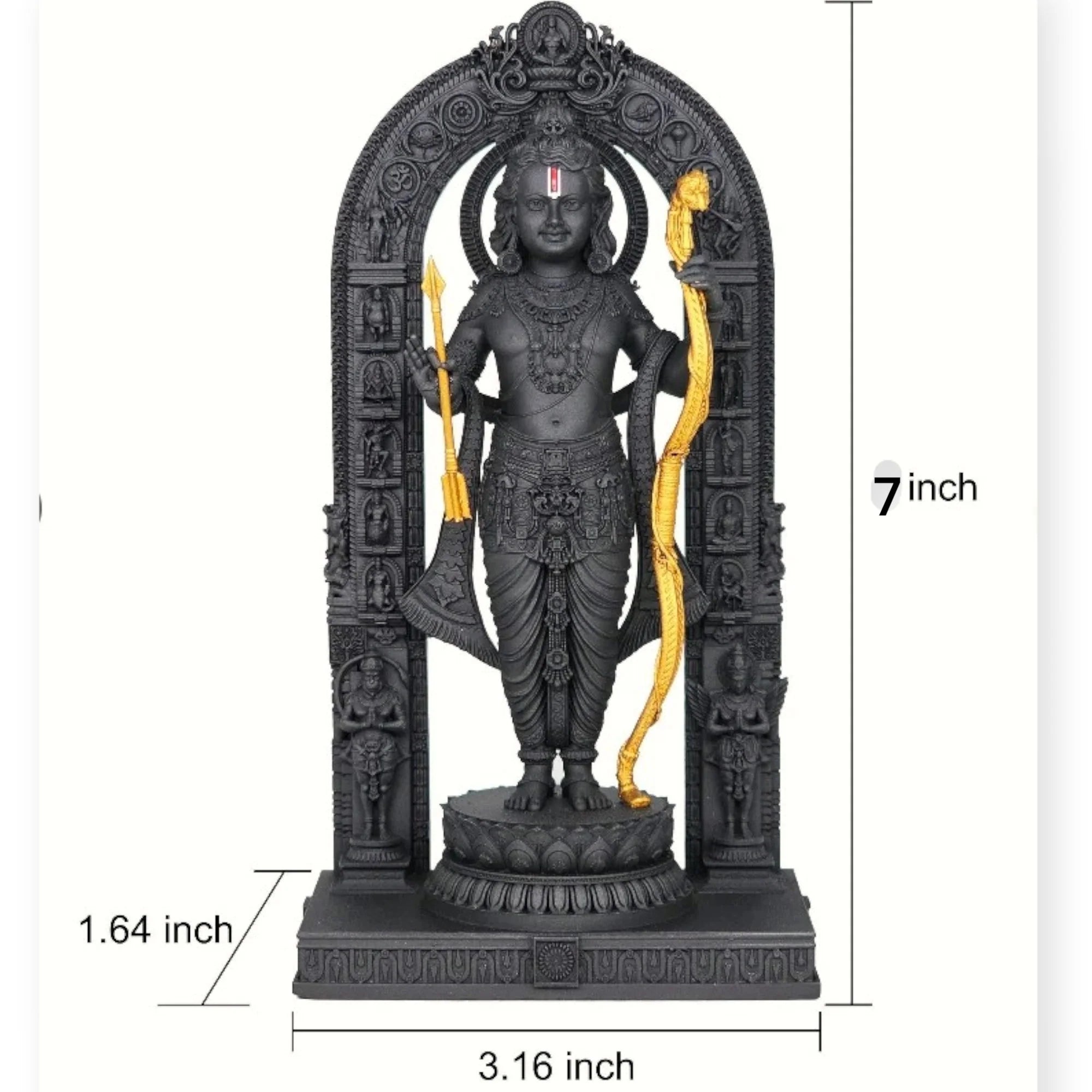 Polyresin Shree Ram Lalla Ayodhya Statue