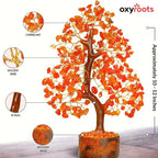 Handmade Gemstone Tree Decorative