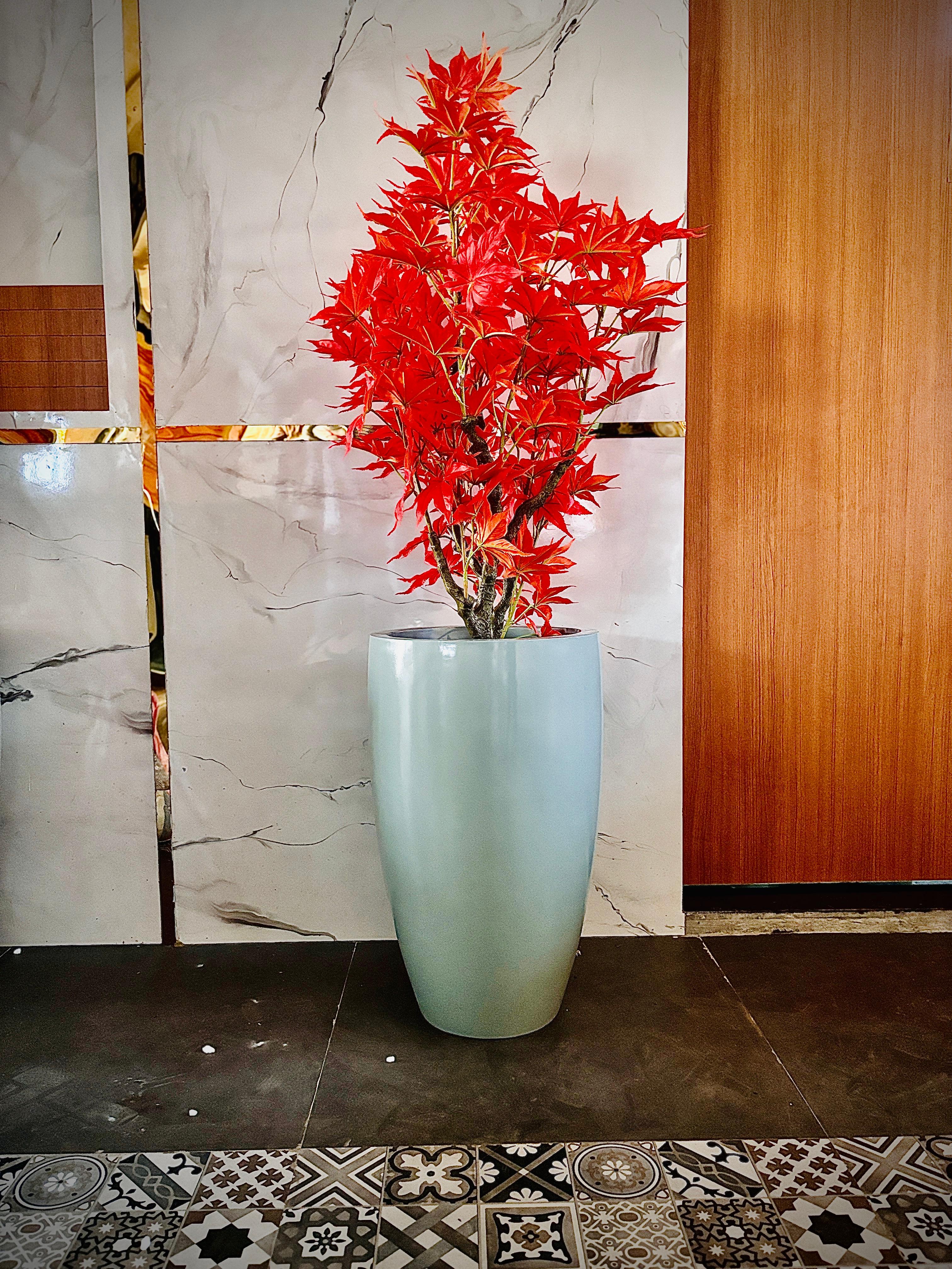 Modern Tall FRP Planter PL-02|33x56 CM Secondary image