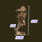 Polyresin Face Thinking Man Showpiece- 3 Pieces
