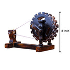 Wood Antique Gandhi Charkha Showpiece