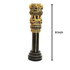 Wooden Antique Ashoka Stambh Pillar Décor