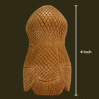 Wooden Owl Set Carving Antique Showpiece Set Of 5 Pcs